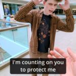 Merrick Hanna Instagram - When the NPC gets in the way of a mission 😭 Video game in real life at a mall part 4! Finally found Merrick at the meeting spot! The mission was going well until.. Featuring NPCs @merrickhanna @poppinjohnsbk and @dr.robotmik and Player 1 played by @clocks_tickin !!!! #npc #npcirl #irlnpc #npcglitch #timedquest #glitch #ragdoll #ragdollphysics #movementspeed #missionfailed #gaminghumor #skyrim #fallout