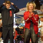 Merrick Hanna Instagram - That reverse! @kennabeann14 her DC! Late night Hollywood Blvd vibes 🔥