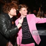 Merrick Hanna Instagram - I had the best time at the @streamys ! Thank you Streamys for the nomination. And @gabriellenevaeh for joining me for an amazing evening. Styled by Haili Pue @allzedetails Suit Falguni Shane Peacock @falgunishanepeacock Top D.RT @drtlife Watch MacKinnon Watches @mackinnonwatches Bracelet Sterling Forever @sterlingforever Shoes Vince @vince