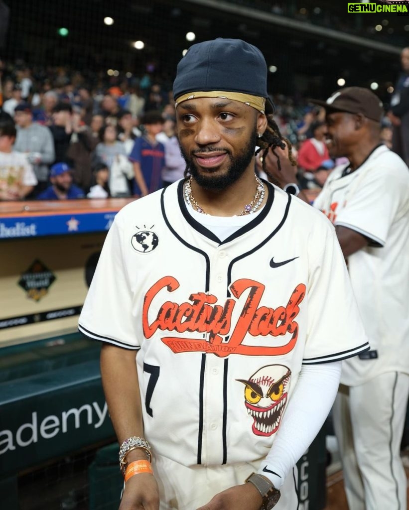 Metro Boomin Instagram - Metro McGwire I might need a 10-day with the @cardinals!! Shoutout @cactusjackfoundation putting on a great game for a great cause!! 🥎🏟️