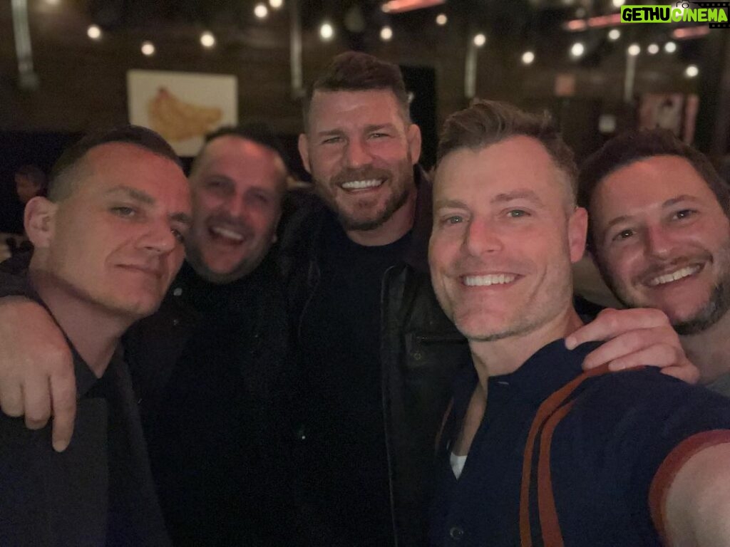 Michael Bisping Instagram - Dinner with some good lads tonight. @aaronlginsburg @thecutproductions @rawsonthurber and Marrick (sorry don’t know last name haha) Craig's