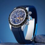Michael Blakey Instagram - Wow - look at this ! @skeletonconceptofficial has just launched this amazing new concept created for one of the best Cricket players in history … @virat.kohli They took his Rolex Daytona 116520 and completely customized it using a gorgeous navy blue as its main color, they even used 24k gold on strategic pieces including numbers 1 and 8 as these are his favorite numbers. Click on @skeletonconceptofficial and go to their website to learn more about how this amazing watch was created. ~~~~~~~~~~ In it to win it ! ~~~~~~~~~~