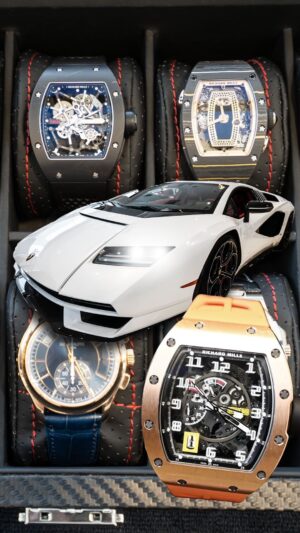 Michael Blakey Instagram - New YouTube video is live !
In today’s episode we went to visit RD from @wiresonly (HBO series Million Dollar Wheels) to see some of the worlds greatest supercars and met up with Danny & Gabe from @happyjewelers to pair cars with super watches !
Check out the video and let me know in the comments if you agree with the pairings and tell me what you would pick…
Click the link in my bio to watch the video 🎥
~~~~~~~~~~
In it to win it !
~~~~~~~~~~

#producermichael #inittowinit #supercars #supercar #watches #watch #timepiece #rolex #audemarspiguet #patekphilippe #ferrari #lamborghini #koenigsegg #expensive