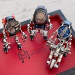Michael Blakey Instagram - Daylight Savings Time 🤷🏼‍♂️ The only good thing about DST is getting to play and have fun setting your clocks … @jacobandco definitely makes sure it’s not a boring event … ~~~~~~~~~~ In it to win it ! ~~~~~~~~~~ #producermichael #inittowinit #timepiece #watch #rolex #patekphilippe #watches #audemarspiguet #jacobandco Beverly Hills, California