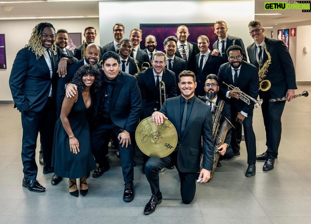 Michael Bublé Instagram - They deserve all the appreciation. ♥️ Thank you for sharing your talent night after night as we travelled the world on this tour. There is no show without these amazing musicians. #Grateful #MBHigherTour