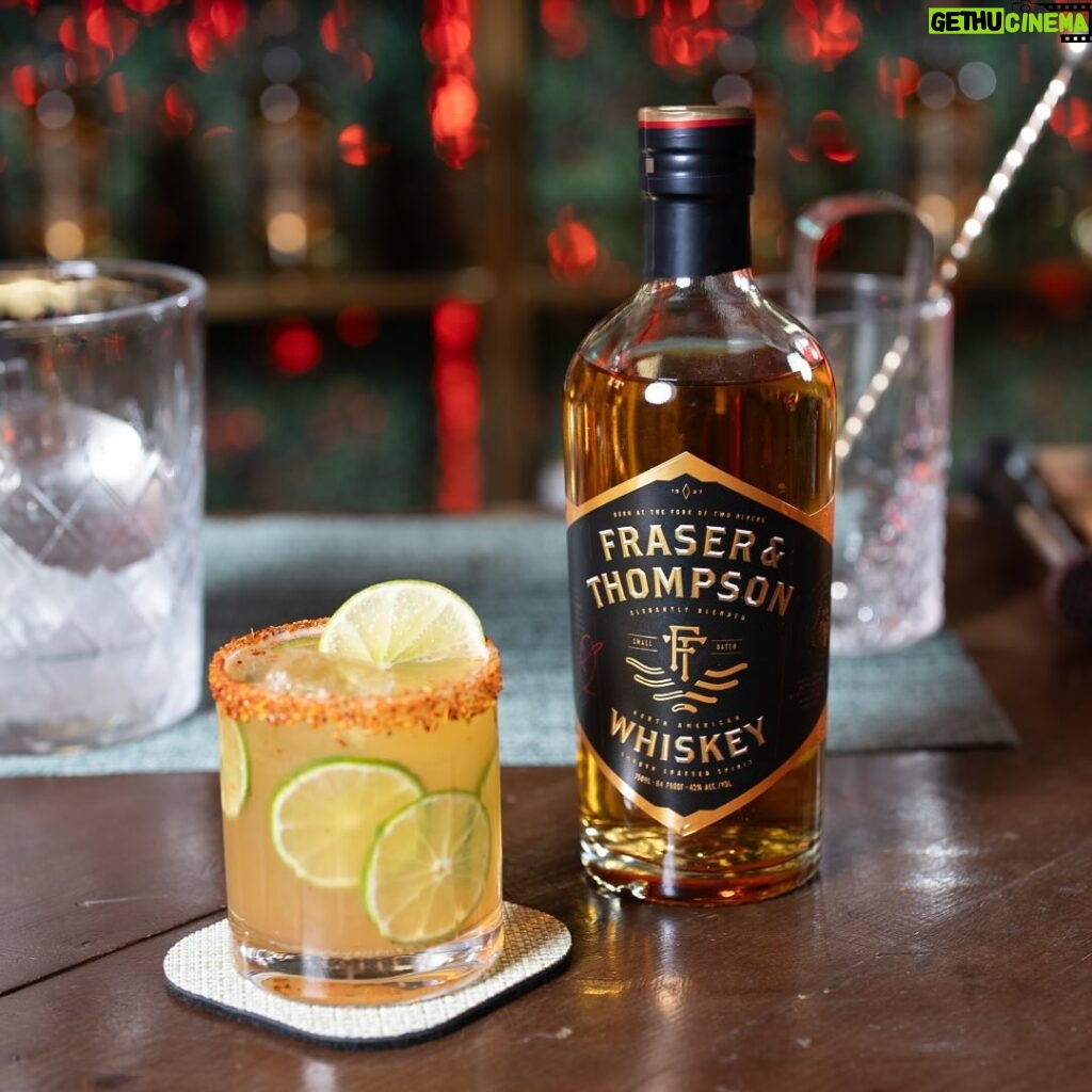 Michael Bublé Instagram - Easy Now, tequila. Whiskey has entered the chat. This #NationalMargaritaDay let’s shake up traditions with a spicy F&T margarita crafted by world-renowned mixologist @flafranconi. Does breaking the rules always taste this good? F&T SPICY MARGARITA 1 oz. (30ml) Fraser & Thompson Whiskey 3/4 oz. (22.5ml) Reposado-style 100% de Agave Tequila 3/4 oz. (22.5ml) Grand Marnier 3/4 oz. (22.5ml) Fresh-squeezed Lime Juice 3/4 oz (22.5ml) Hagave Agave Nectar Shake all ingredients with ice. Strain over ice in a previously rimmed rocks glass with tajin salt spice. Garnish: Tajin salt spice and lime wheel.