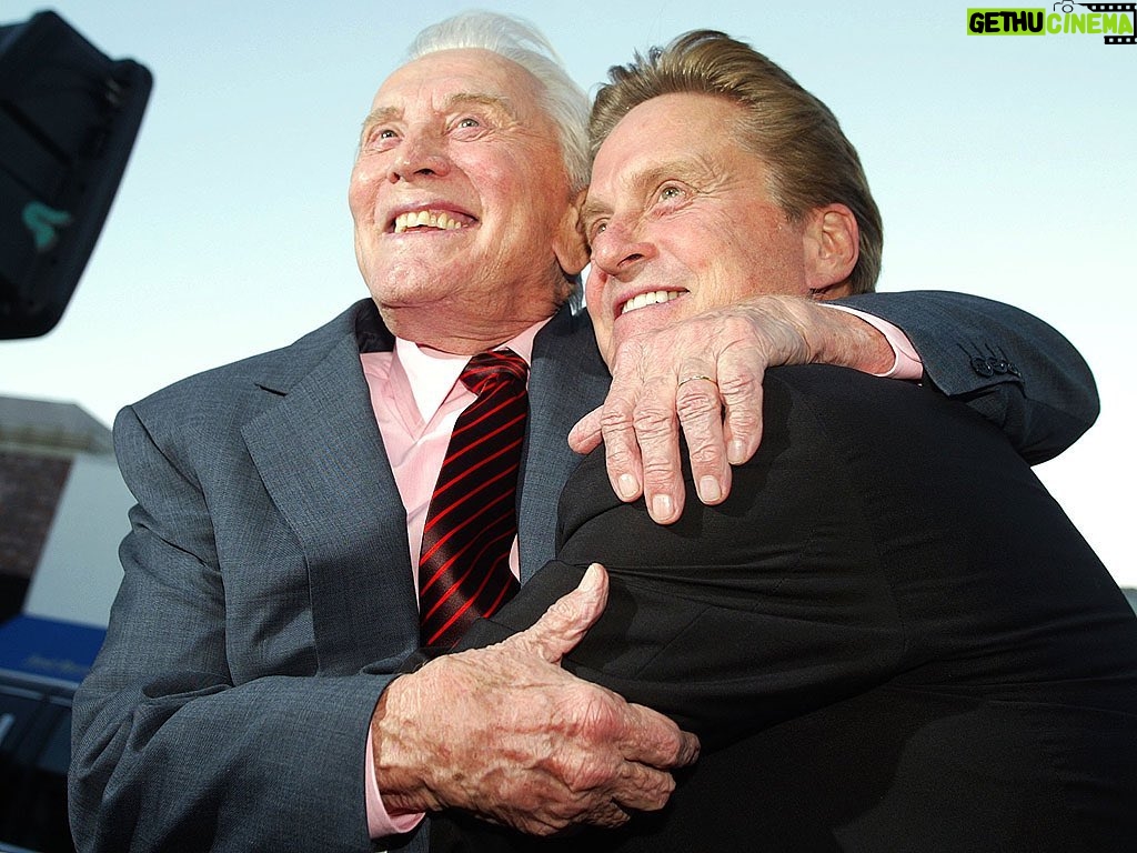 Michael Douglas Instagram - Happy Birthday Dad! I miss you! #KirkDouglas