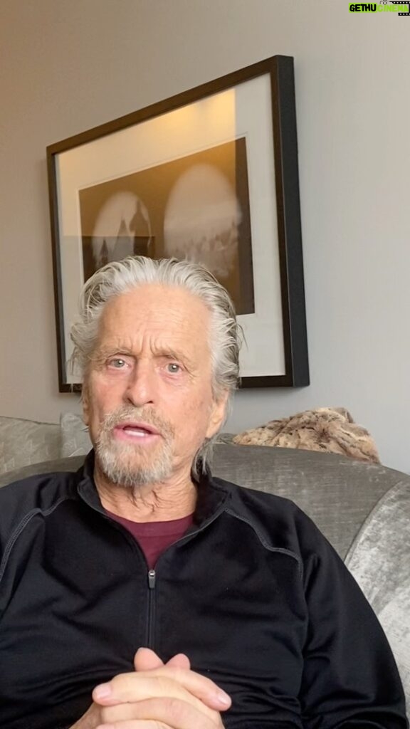 Michael Douglas Instagram - What is it like to shoot a Film or Television series during a pandemic? Check out this clip to find out! Stay safe! MD