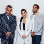 Michael Ealy Instagram - Dont miss three the hard way tonight on @latewithlilly 12:35am aka late but it's so much fun! S/o to @russellpeters for rockin this suit! @stumptownabc