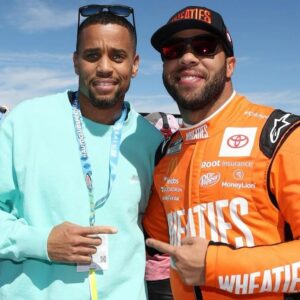 Michael Ealy Instagram - It's important for me to show my kids the possibilities in life. Not just the things I never had but the experiences. Exposure is key. Last Sunday we were given a great opportunity to see our first ever @Nascar race!  He got to meet incredible drivers like @bubbawallace and @kylelarson we met members of the pit crews who couldn't have been more gracious and fun! This won't be our last race.... #NASCAR knows how to throw a party!
Big thanks to Erica over at Nascar for showing us the ropes and introducing us to the NASCAR family. Thanks to Kevin Williams the CEO of Wisepower for sponsoring such an event and being nice to my kid!
#wisepower400
#nascaronfox 
@autoclubspeedway
#californialove