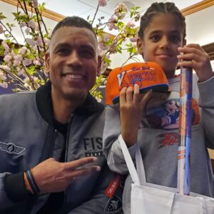 Michael Ealy Instagram - I've been to many games over the course of my life. I've waited 10 years for this one. I'm struggling to find the words that could capture the joy we both felt last night. HUGE THANKS to Dan and everyone over at @thegarden for the hospitality and love! Truly an incredible experience  and night we'll always remember as father and son. 
Thank you @mfarsi for these amazing shots!
Harlem you got next!