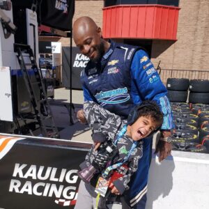 Michael Ealy Instagram - It's important for me to show my kids the possibilities in life. Not just the things I never had but the experiences. Exposure is key. Last Sunday we were given a great opportunity to see our first ever @Nascar race!  He got to meet incredible drivers like @bubbawallace and @kylelarson we met members of the pit crews who couldn't have been more gracious and fun! This won't be our last race.... #NASCAR knows how to throw a party!
Big thanks to Erica over at Nascar for showing us the ropes and introducing us to the NASCAR family. Thanks to Kevin Williams the CEO of Wisepower for sponsoring such an event and being nice to my kid!
#wisepower400
#nascaronfox 
@autoclubspeedway
#californialove