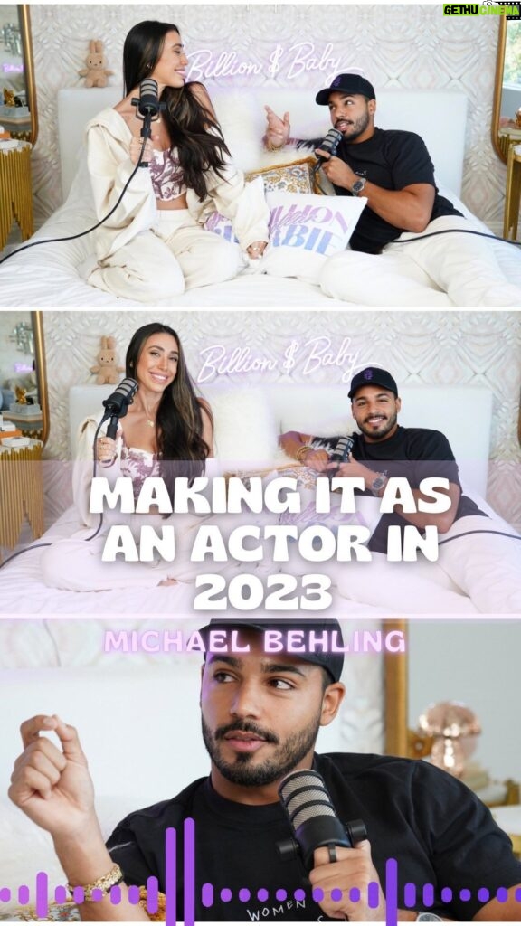 Michael Evans Behling Instagram - Todays episode w/ @michaelb05 breaks down the billion dollar qualities it takes to be an actor in today’s entertainment industry. Michael doesn’t hold back on career, relationships and his passion for his craft. You don’t want to miss todays episode out now on YouTube, Spotify & Apple 🎙️ Billion Dollar Babie