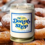 Michael Evans Behling Instagram - Welcome to Mike B’s Donut Shop 🍩 Capture the experience of walking into your favorite bakery while the donuts are cooling 🤤 with a blend of buttery dough, cinnamon sugar, and smooth vanilla, you’re going to need a dozen original glazed to go with this candle. Available now at the link in stories!🕯️