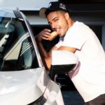 Michael Evans Behling Instagram - Get in Losaaa we’re getting donuts in my Pathfinder @nissanusa #NissanPartner Los Angeles, California