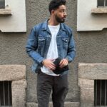 Michael Evans Behling Instagram - On the streets of Milano rocking AE77 by @americaneagle #AE77partner #AE77Denim Milan, Italy