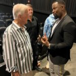 Michael Jai White Instagram - The legendary Pat Boone graced us with his presence at last night’s screening of #outlawjohnnyblack. He said he loved the movie and praised its message of faith and forgiveness amid the comedy and action. We talked at length about a needed return to morality in entertainment as well as our plans to work together in the future. I made this movie for everyone and I’m glad it speaks to every generation. #outlawjohnnyblack #outtoday #intheaters #patboone #michaeljaiwhite #faith #faithbased #western #comedy #action #weareallinthistogether