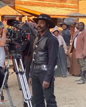 Michael Jai White Instagram - Some behind the scenes of #outlawjohnnyblack coming to THEATERS ONLY SEPTEMBER 15th! 🎥🎬🍿🤠 #michaeljaiwhite #director #action #western #martialarts #drama #film #comingsoon #movies #samuelgoldwyn #newrelease