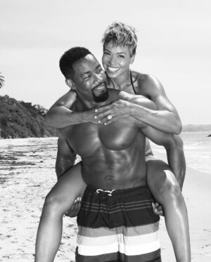 Michael Jai White Instagram - REPOST: Happy Anniversary to my bestie, my ride or die, the love of my ENTIRE life, my travel buddy, my confidante, my fitness coach, my dance partner, the beat to my heart, the icing on my cupcake 🧁 and the protein to my shake ….I’m so happy to call you MY WIFE! @iamgillianwhite  7 down and a lifetime more!!! 🥂🥂 ❤️ (We don’t drink alcohol…that’s club soda and cranberry juice in those little glasses). 😂🥰🥰🥰 #anniversary #happyanniversary #husbandandwife #couplegoals #powercouple #love #blacklove #dynamicduo #michaeljaiwhite #gillianwhite