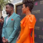 Michael Jai White Instagram - Last night with my wife @iamgillianwhite 😍 attending the premiere screening of my new show #KingdomBusiness. Blessed to be a part of such a stellar cast and crew who feel like family. Thank you @devonfranklin @drhollycarter @kirkfranklin for giving me the opportunity to play a role that is so much like who I truly am. 🙏🏾 #kingdombusiness @betplus @bet @officialkingdombusiness