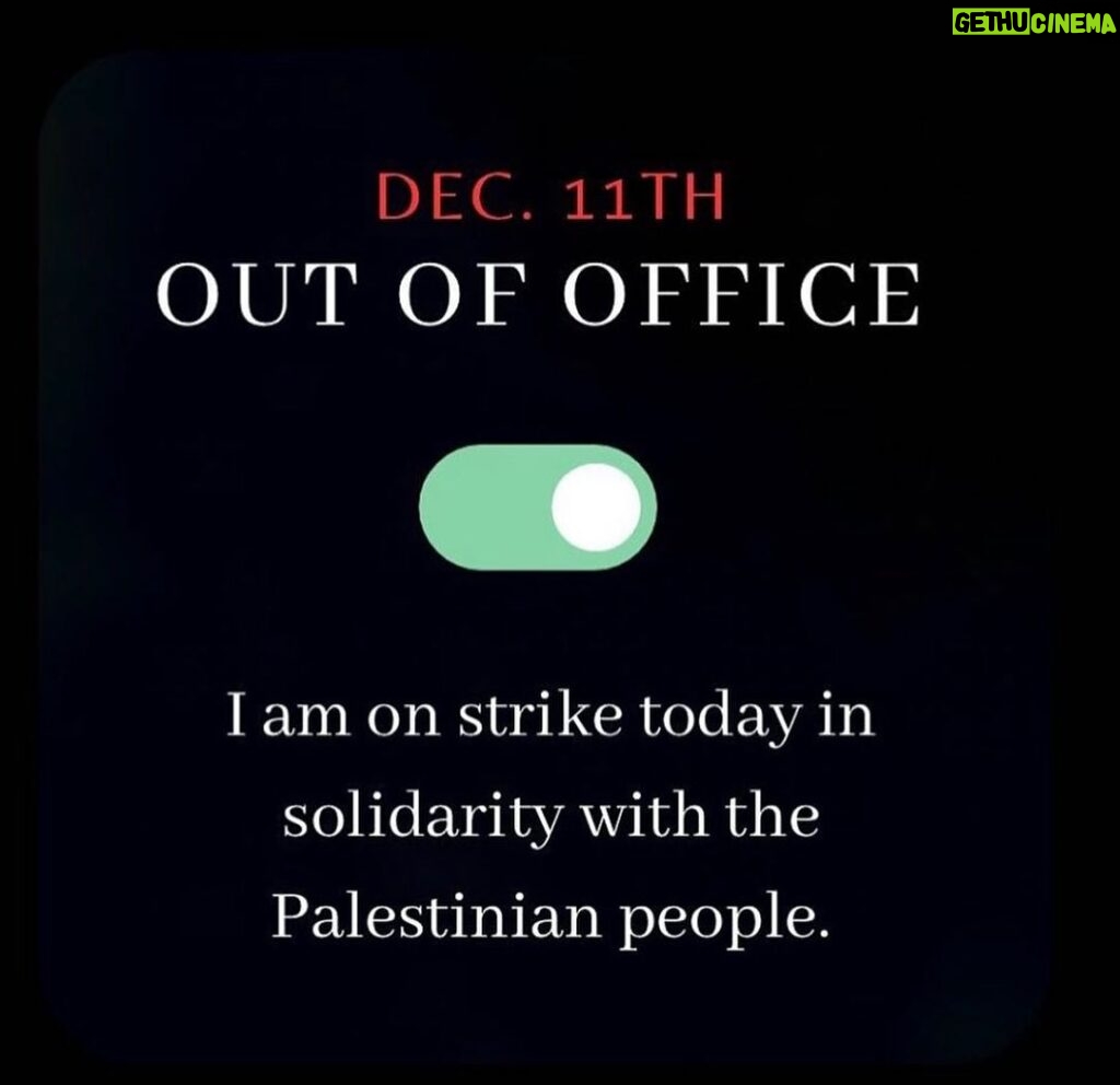 Michael Malarkey Instagram - TODAY we join the call to #strikeforgaza #ceasefirenow🇵🇸 #endtheoccupation #freepalestine JOIN US x