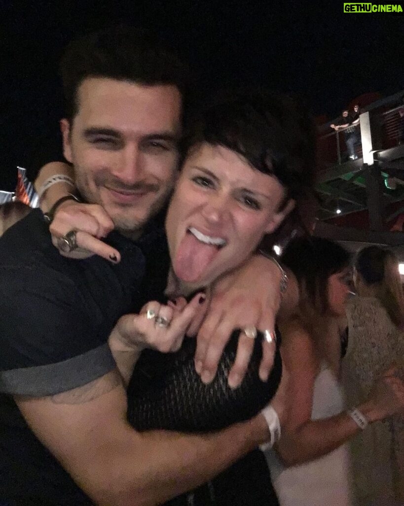 Michael Malarkey Instagram - Today is our 13 year wedding anniversary! Cheers to you darling on this day of ours. Thank you for continuing to go, grow and glow with me in our own unique, ever-changing manifestation of dog-eared, bone-headed, crazy love. 🖤
