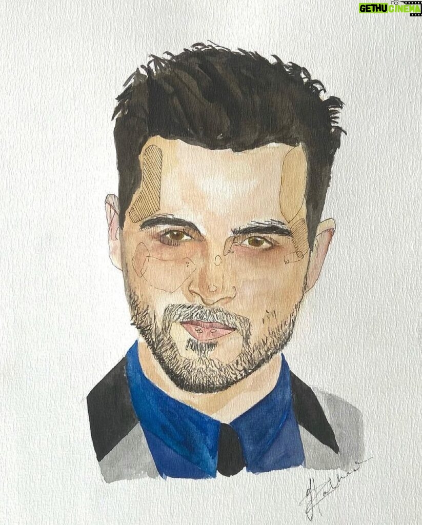 Michael Malarkey Instagram - artist unknown #fanartfriday