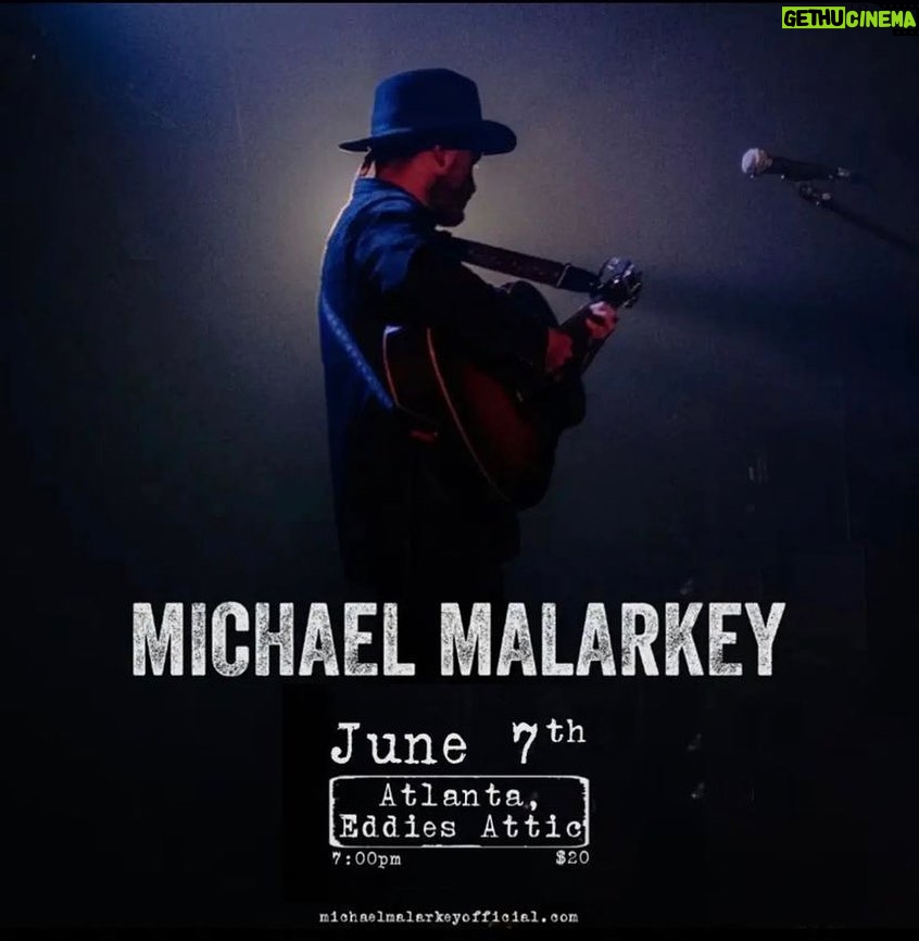 Michael Malarkey Instagram - NEXT UP: #Atlanta, GA // June 7th @eddiesattic TICKET LINK IN BIO