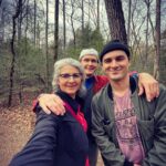 Michael Malarkey Instagram - had a magical time in the great smoky mountains celebrating my mama’s 60th birthday; she has truly given her life to serving other people and the environment and i am so proud of the waves she is making for ecological regeneration and biodiversity in her work. 60 is a big one! give her a shout if ya can! ;)) @nadiamalarkey