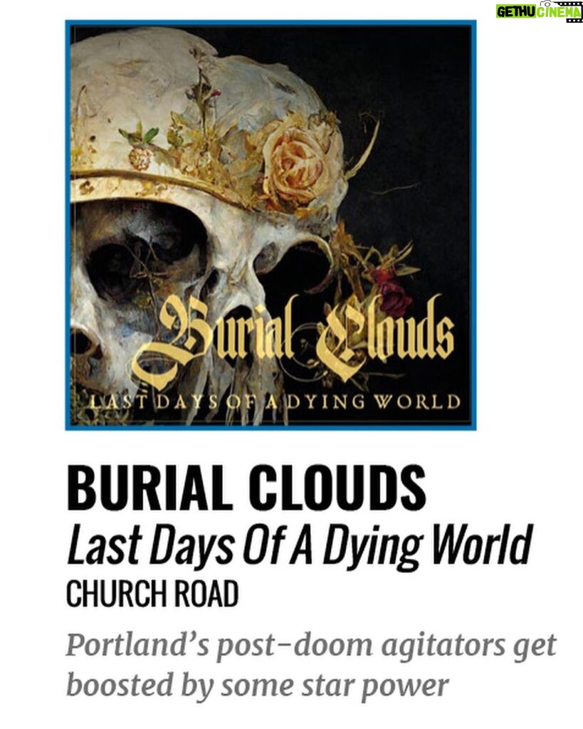 Michael Malarkey Instagram - 8/10 ⭐️ for our debut record in @metalhammeruk ain’t half bad; thanks @mcfeesy for gettin it get your copy of ‘last days of a dying world’ now at @churchroadrecords @deathwishinc 🪬