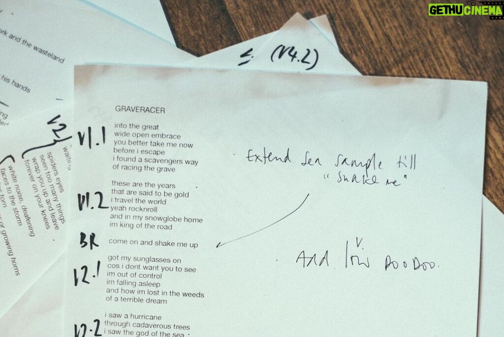 Michael Malarkey Instagram - FOUR YEARS OF #GRAVERACER?! I really don’t know where to begin. Everything around and within this record is so intense; it’s often hard to talk about. First off, so much love and gratitude to everyone that has held this music in their hearts over the years. It was a truly cathartic experience living it, writing it, recording it and then finally sharing it on the Graveracer Tour at the top of 2020 right before a global lockdown. I’ve always embraced “the poetry of life,” but it’s usually a little more subtle… When I look back and think how different everything was before this moment in time and how tortured and broken I was and try to make sense of it all, I am lost for words. It seems like I was in a coma. Partly one of my own design. All this to say that I feel incredibly lucky to still be here and to have been shaken awake, feeling everything almost as if for the first time. The beauty and the terror of it all. It’s often bewildering and painful, but it’s also real as fuck and I wouldn’t change that for the world. I have better tools now. A better head on my shoulders. Better boundaries. I don’t know what else to say. Maybe I’ll tell the whole tale one day. Maybe not. But it’s all there in the songs if you listen… So much love to you all…everyone reading this….and especially to Alex, Tom, Wayne, Glover, Danny and Nadine for helping me bring this dream to life and come back to mine. X all photos c/o @samueljamestaylorphotography Also….NEW MUSIC TOMORROW x