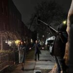 Michael Malarkey Instagram - cool behind the scenes shot c/o our lovely director @gobrennago #lawandorderorganizedcrime // hope y’all enjoyed this weeks episode; see you again 2/16 for another blinder 🍀