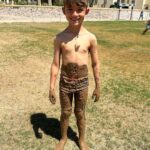 Michael Phelps Instagram - Final month of school 💙💛 Can’t believe we have a first grader and a kindergartner! My favorite day was Mud Mania Booms final day of kindergarten… a long standing tradition!!