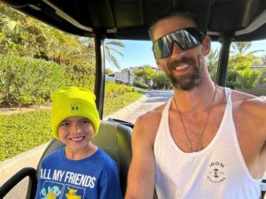 Michael Phelps Instagram - Photo dump - fall break!
Golf, swimming,beach, and tons of fun!!🤩