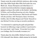 Michael Trevino Instagram - Proud of everyone that has been a part of this project. I’m lucky & grateful to have joined this talented group of people to bring this story to life. Thank you @michaelvlamis for the opportunity to learn and grow as a producer. None of this would be possible without the support of my long time friend @johnnyryanjr & the “Artists for Artists” team. You came through in a big way! stay tuned . . . slide 4 is us looking at playback I promise