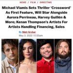 Michael Trevino Instagram - Proud of everyone that has been a part of this project. I’m lucky & grateful to have joined this talented group of people to bring this story to life. Thank you @michaelvlamis for the opportunity to learn and grow as a producer. None of this would be possible without the support of my long time friend @johnnyryanjr & the “Artists for Artists” team. You came through in a big way! stay tuned . . . slide 4 is us looking at playback I promise