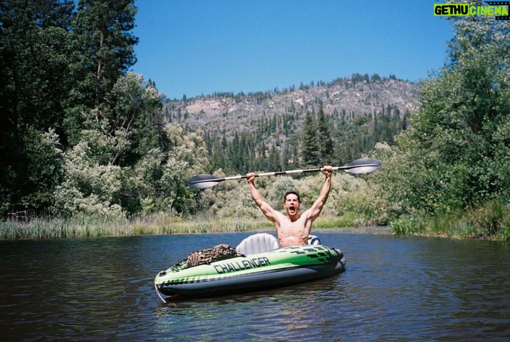 Michael Trevino Instagram - This is me getting way too excited about kayaking a few weeks ago. Have a great summer everyone! Big thank you to the rangers and staff over at Yosemite Lakes RV resort. See you guys soon! @thousandtrails @outdoorsy #100DaysofCamping