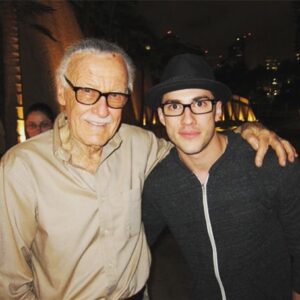 Michael Trevino Instagram - I had the great pleasure of meeting Stan “The Man” Lee at my first SDCC in 2010.  You are a true Legend.  Thank you for filling the world with superheroes. RIP 🙏🏼
.
.
.
“Excelsior!” #stanlee