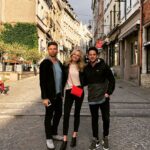 Michael Trevino Instagram - we came. we saw. we ate waffles. Brussels, Belgium