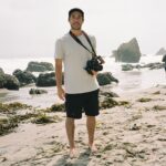 Michael Trevino Instagram – Photo Assistant for the day. El Matador Beach, Malibu