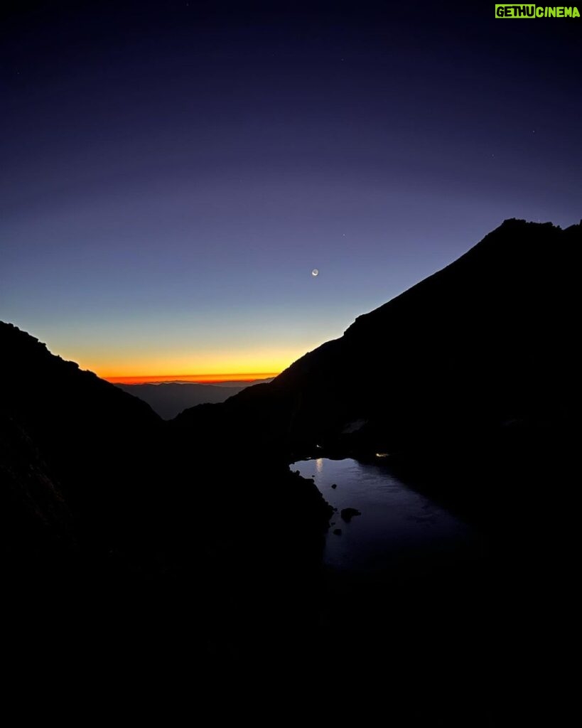 Michael Trevino Instagram - 11/11/23 Summitted Mount Russell via East Ridge with @calebgauge Bagged a 14er. Challenging class 3 with moderate/high exposure. Basecamped at Upper Boy Scout Lake. I do not like Scree…. #california14ers #mountrussell #mountwhitney #thesierras #mountaineering #sloglord