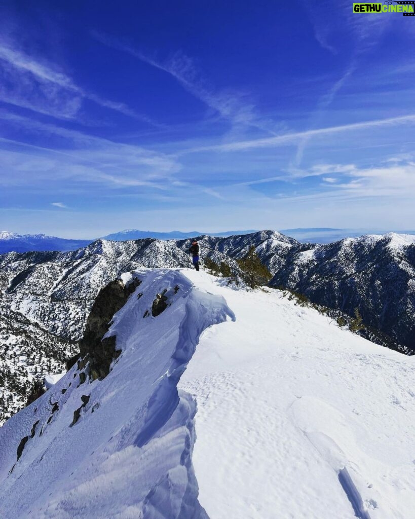 Michael Trevino Instagram - Mt. Baldy via Register Ridge 📍🏔️ First time climbing this mountain. Dialing in all the gear. Training for one of the 14ers.