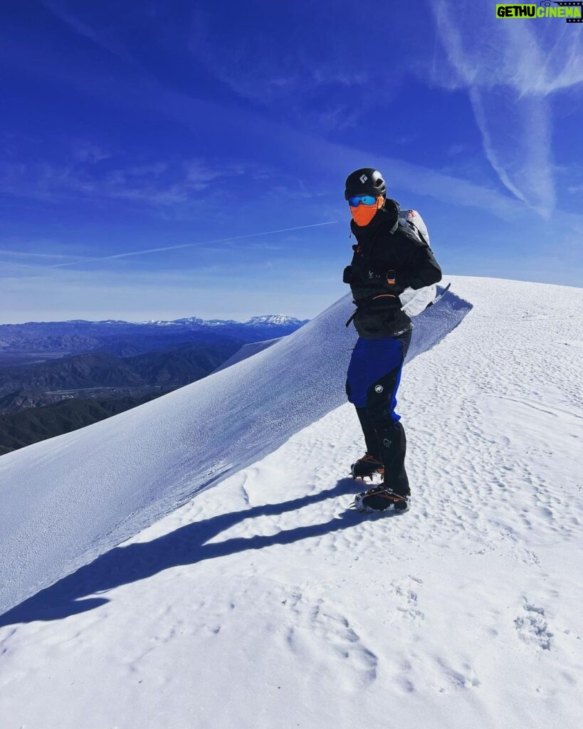 Michael Trevino Instagram - Mt. Baldy via Register Ridge 📍🏔️ First time climbing this mountain. Dialing in all the gear. Training for one of the 14ers.