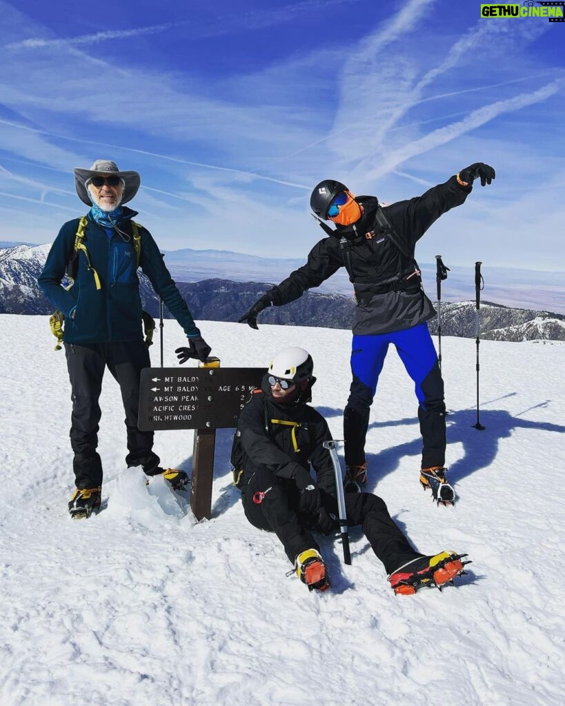 Michael Trevino Instagram - Mt. Baldy via Register Ridge 📍🏔️ First time climbing this mountain. Dialing in all the gear. Training for one of the 14ers.