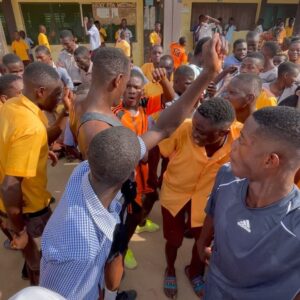 Micheal Ward Instagram - @memphisdepay my brother you are a legend!! Man said come ghana and get inspired…this trip was wayyyyy more than inspiring. To see what can happen when you just genuinely want to give was special to me. #MemphisDepayfoundation looks after def and blind children it just makes you deep how lucky and blessed to be in the position we’re in so the least we can do is help those that can’t help themselves. Deaf children came up to me and was showing me how they knew about TopBoy and that moment amongst many others I’ll never forget 🙏🏾❤️
