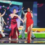 Michelle Dee Instagram - Had so much fun on the #AOSPasabogSa2024 stage. 💃🏻🫰🏻Salamat mga Kapuso! #ootDEE HMU @davequiambao_ @nellyseboy Styled by @ryujishiomitsu @teamryujishiomitsu @kurtabonal @shera.png Accessories @lunabydrakedustin Heels @jojobragaisofficial Multi-colored dress @fatimabeltrancouture Red dress @himyprettyangela 📸 by @themissuniverseph @empiretv.ph @franciscabatbat All Out Sunday Gma