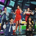 Michelle Dee Instagram - Had so much fun on the #AOSPasabogSa2024 stage. 💃🏻🫰🏻Salamat mga Kapuso! #ootDEE HMU @davequiambao_ @nellyseboy Styled by @ryujishiomitsu @teamryujishiomitsu @kurtabonal @shera.png Accessories @lunabydrakedustin Heels @jojobragaisofficial Multi-colored dress @fatimabeltrancouture Red dress @himyprettyangela 📸 by @themissuniverseph @empiretv.ph @franciscabatbat All Out Sunday Gma