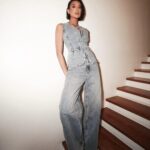 Michelle Dee Instagram - denim days (what’s new?) 🔗🪩 @hm showroom Face @justinlouisesoriano Hair @aguilarjeck Style @teamryujishiomitsu Nails @extraordinail 📸 @photographedbyjustinlouise #ootdee