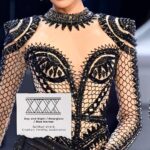 Michelle Dee Instagram - FROM THE MOODBOARD. Take a closer look at Miss Universe Philippines Michelle Marquez Dee's newsmaking evening gown and learn more about the significance of the tattoo patterns that served as inspiration for Michelle's and Mark Bumgarner's homage to the iconic and legendary 106-year old "Mambabatok," Whang-Od. From the highlands of Kalinga to the Universe-- truly a showcase of Filipino Pride!🇵🇭 #72ndMissUniverse #MissUniversePhilippines #michellemarquezdee #dee5tiny #fordeeuniverse #MarkBumgarner