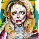 Michelle Pfeiffer Instagram - Um…”not looking forward to the weekend?” 🤣 #DarkShadows #FanArtFriday 🎨 @paolodiba95